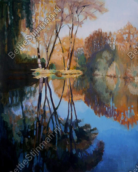 <head>Herfst bij spoorvijver</head>